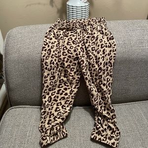 Cheetah pants! Size 24 months